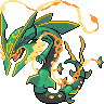 Rayquaza Mega black-white