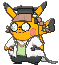 Pikachu Phd animated shiny