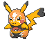 Pikachu Libre animated shiny