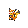 Pikachu Libre black-white