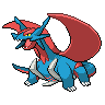Salamence Mega black-white