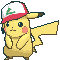 Pikachu Original Cap animated shiny