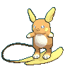 Raichu Alola animated