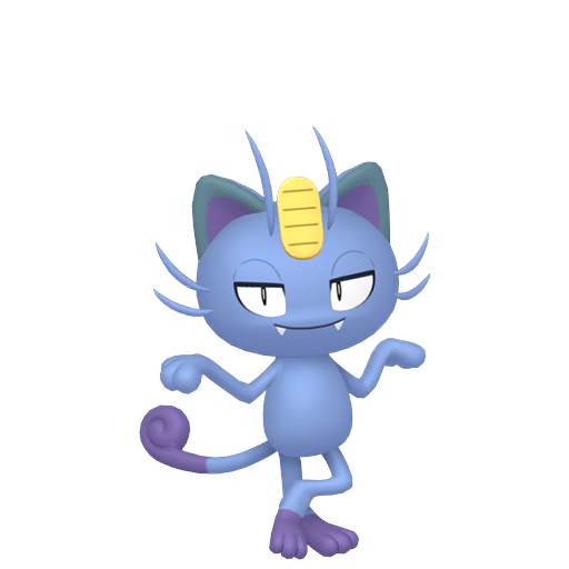 Meowth Alola home shiny