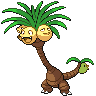 Exeggutor Alola black-white