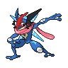 Greninja Battle Bond black-white