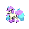Ponyta Galar black-white