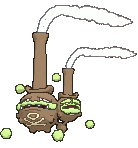 Weezing Galar animated shiny