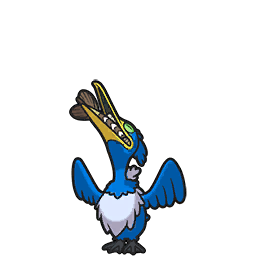 Cramorant Gulping scarlet-violet