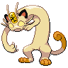Meowth Gmax black-white