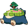 Snorlax Gmax black-white