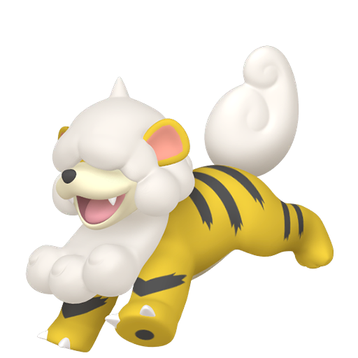 Growlithe Hisui home shiny