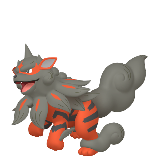 Arcanine Hisui home sprite