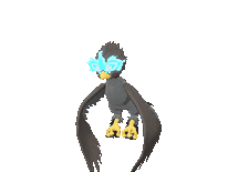 Braviary Hisui animated shiny