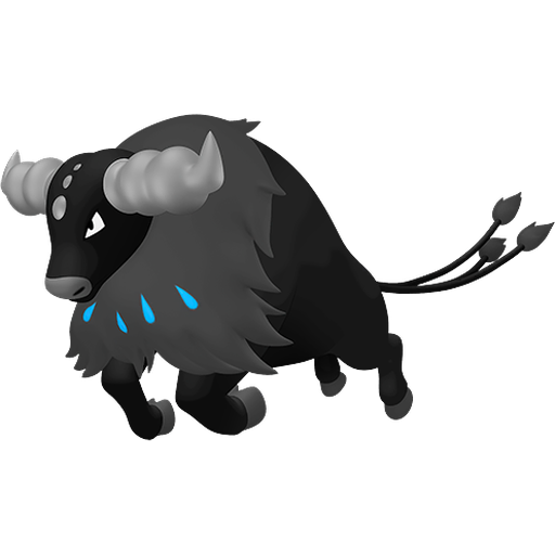 Tauros Paldea Aqua Breed home shiny