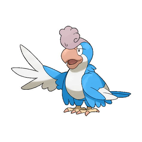 Squawkabilly Blue Plumage Shiny