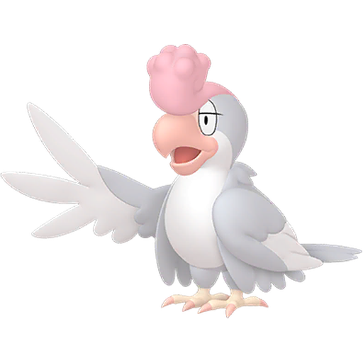 Squawkabilly White Plumage home shiny